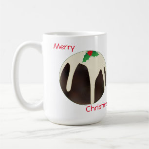 Lawn Bowls Christmas Pudding, Koffiemok