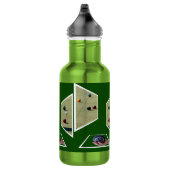 Lawn Bowls Dimensional Art Waterfles (Rechts)