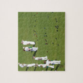 Lawn Bowls England Legpuzzel (Verticaal)