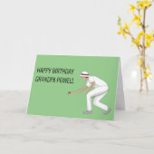 Lawn Bowls Kaart (Gele Bloem)