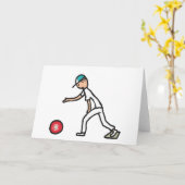 Lawn Bowls Kaart (Gele Bloem)