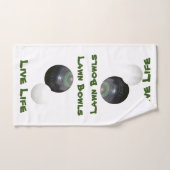 Lawn Bowls Live Life, Handdoeken (Handdoek)