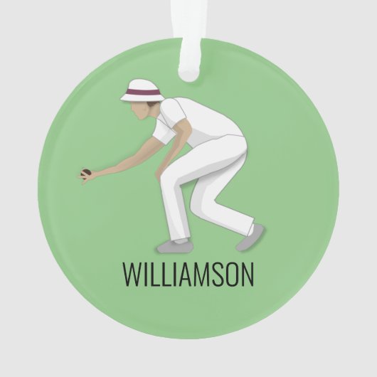 Lawn Bowls Ornament (achterkant)