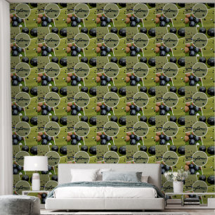 Lawn Bowls Photo Collage Behang
