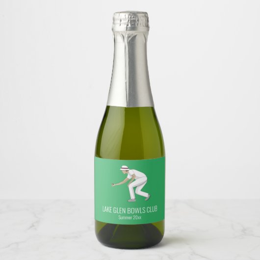 Lawn Bowls Sparkling Wijnetiket (Voorkant)