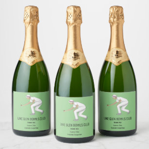Lawn Bowls Sparkling Wijnetiket