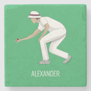 Lawn Bowls Stenen Onderzetter