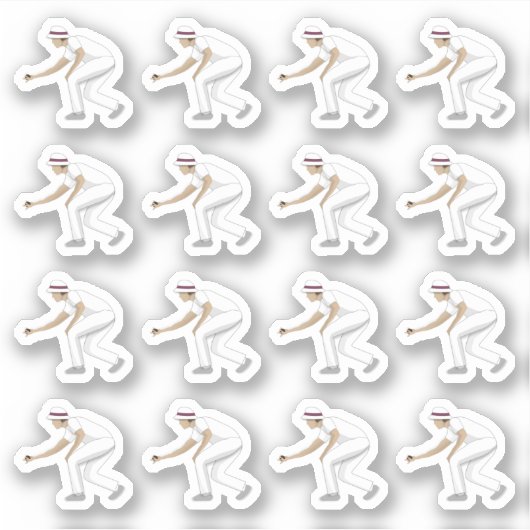 Lawn Bowls Sticker (Voorkant)