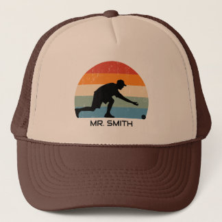 Lawn Bowls Sunset Trucker Pet