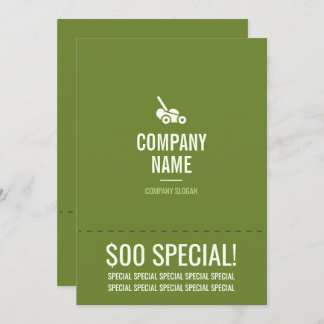 Lawn Care 5x7 brochure