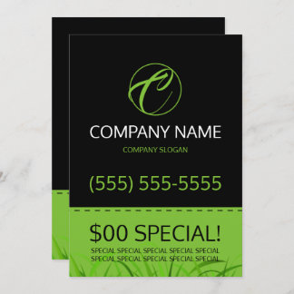 Lawn Care 5x7 brochure Kaart