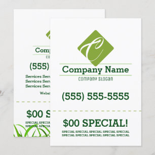 Lawn Care 5x7 brochure Kaart
