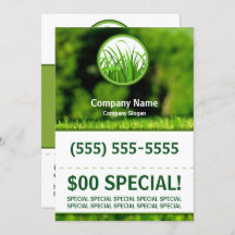 Lawn Care 5x7 brochure
