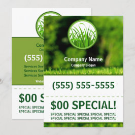 Lawn Care 5x7 brochure Kaart