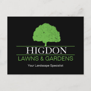 Lawn Care and Landscaping Flyer Briefkaart