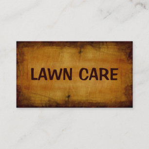 Lawn Care Antiek Visitekaartje