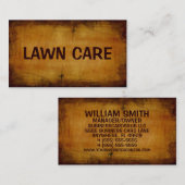 Lawn Care Antiek Visitekaartje (Voorkant / Achterkant)
