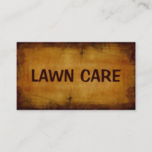 Lawn Care Antiek Visitekaartje (Voorkant)