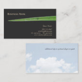 Lawn Care Blade of Grass Natuur Visitekaartje (Voorkant / Achterkant)