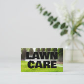 Lawn Care Custom QR Visitekaartje (Staand voorkant)