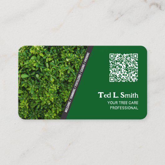 Lawn Care Custom QR-Visitekaartje Visitekaartje (Voorkant)