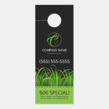 Lawn Care Door Hanger