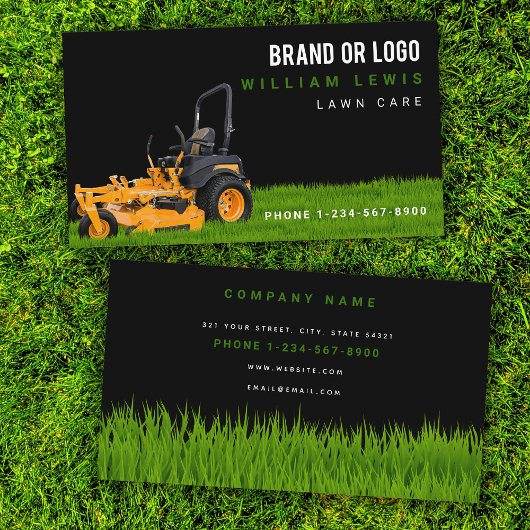 Lawn Care Eenvoudige Landscaping maaien Business L Visitekaartje