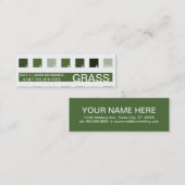 LAWN CARE-klantwaardestijging (standaardkwadraten) Klantenkaartje (Voorkant / Achterkant)