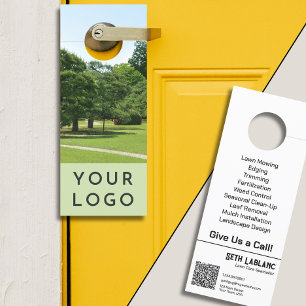 Lawn Care & Landscaping Foto QR Code Marketing
