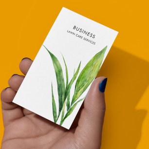 Lawn Care Landscaping Moving Business Service Visitekaartje