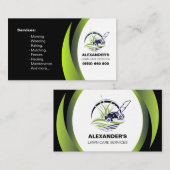 Lawn Care Landscaping Mowing Service Visitekaartje (Voorkant / Achterkant)