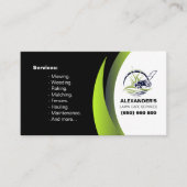 Lawn Care Landscaping Mowing Service Visitekaartje (Voorkant)
