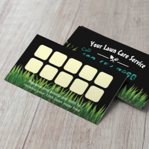 Lawn Care & Landscaping Service Loyalty Punch