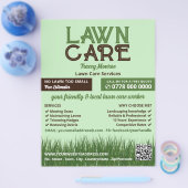 Lawn Care Logo, Lawn Care Services Flyer (Enkel)