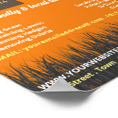 Lawn Care Logo, Lawn Care Services Poster (Hoek)