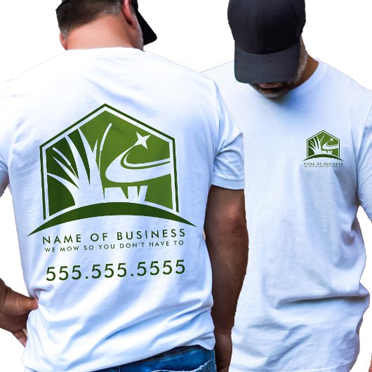 Lawn Care Logo Professionele Landschapsarchitectuu T-shirt
