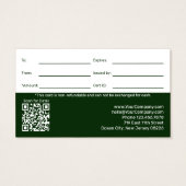Lawn Care Maintenance Company Gift Certificate (Dos)