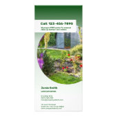 Lawn Care Maintenance Service CTA: Bel - Groen Reclamekaart (Achterkant)