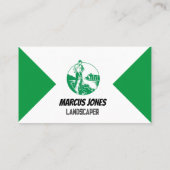 Lawn Care Service Landscaper Visitekaartje (Achterkant)