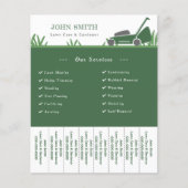 Lawn Care & Tuinier Scheur van Strips Flyer (Voorkant)