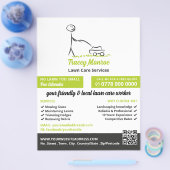 Lawn Care Worker, Lawn Care Services Flyer (Enkel)