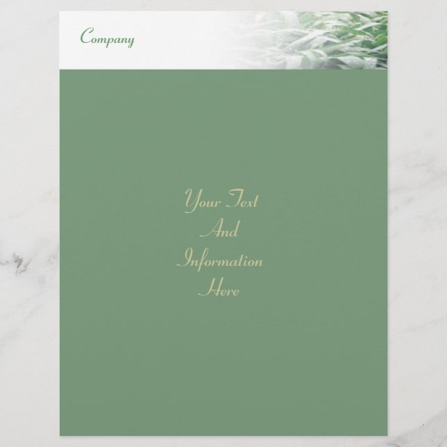 Lawn Letterhead (Voorkant)