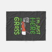 Lawn Mower Fleece Deken (Voorkant (Horizontaal))