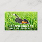 Lawn Mower | Gras | Landschaper Visitekaartje (Voorkant)