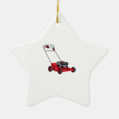 LAWN MOWER KERAMISCH ORNAMENT (Voorkant)