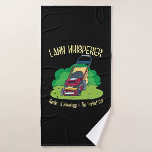 Lawn Mower - Lawn Whisperer Badhanddoek (Badhanddoek)