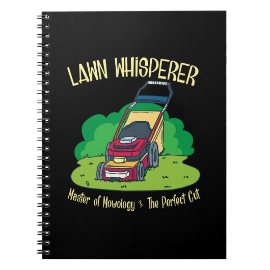Lawn Mower - Lawn Whisperer Notitieboek (Voorkant)