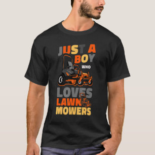 Lawn Mower Mower Pap Vader Landscaper Tractor Ju T-shirt