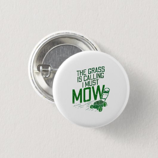 Lawn Mower Ronde Button 3,2 Cm (Voorkant /achterkant)