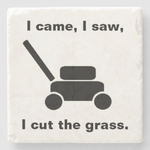 Lawn Mower Stone Onderzetter